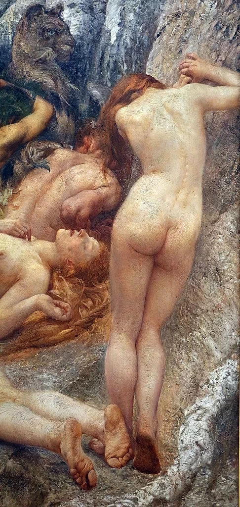 Diana di Efeso e gli schiavi - Galleria Nazionale d'Arte Moderna e Contemporanea, Roma, dettaglio 4